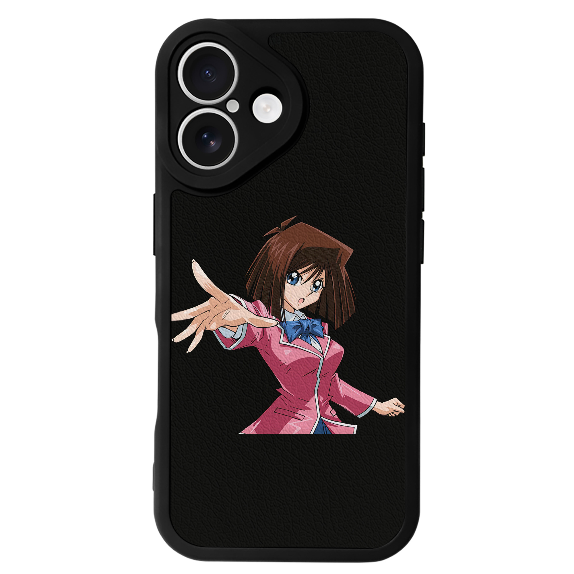 （画像用） 遊☆戯☆王 Yu-Gi-Oh! 【iPhone 16シリーズ対応】シリコンスマホケース（レザー調） 材質：シリコン